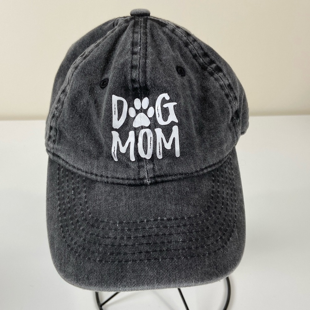 Dog Mom ball cap hat Womens OS